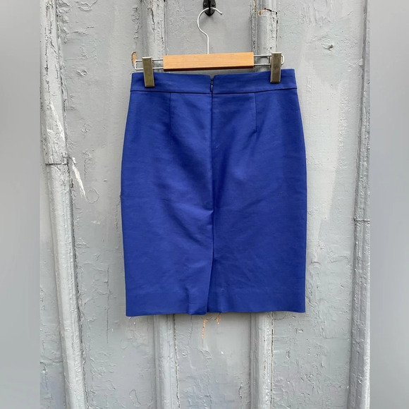 J.Crew No. 2 Pencil Skirt Royal Blue, size 0 - Picture 6 of 13